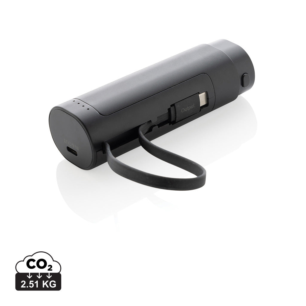 CycleCell 5000 mah removable battery powerbank - Black