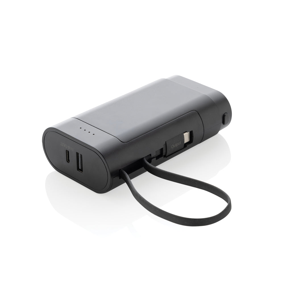 CycleCell 10,000 mah removable battery powerbank - Black