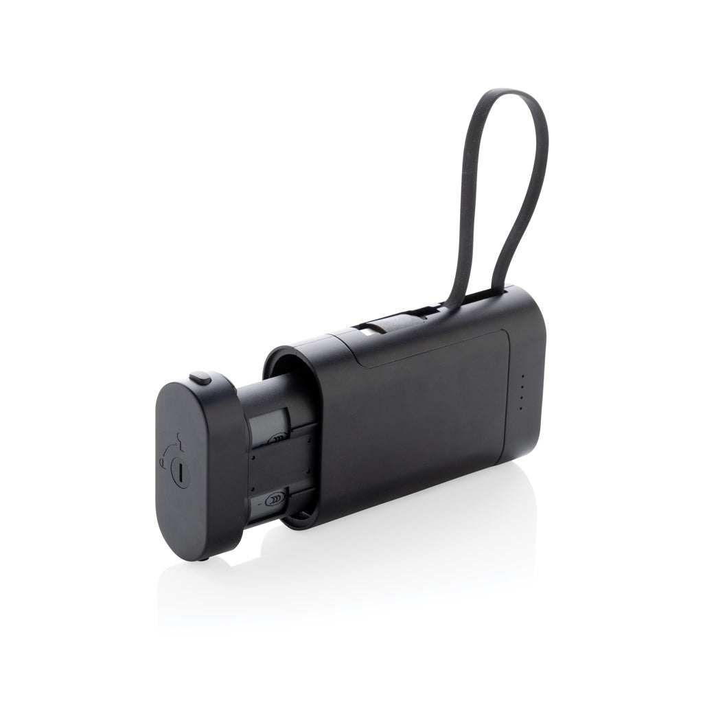 CycleCell 10,000 mah removable battery powerbank - Black