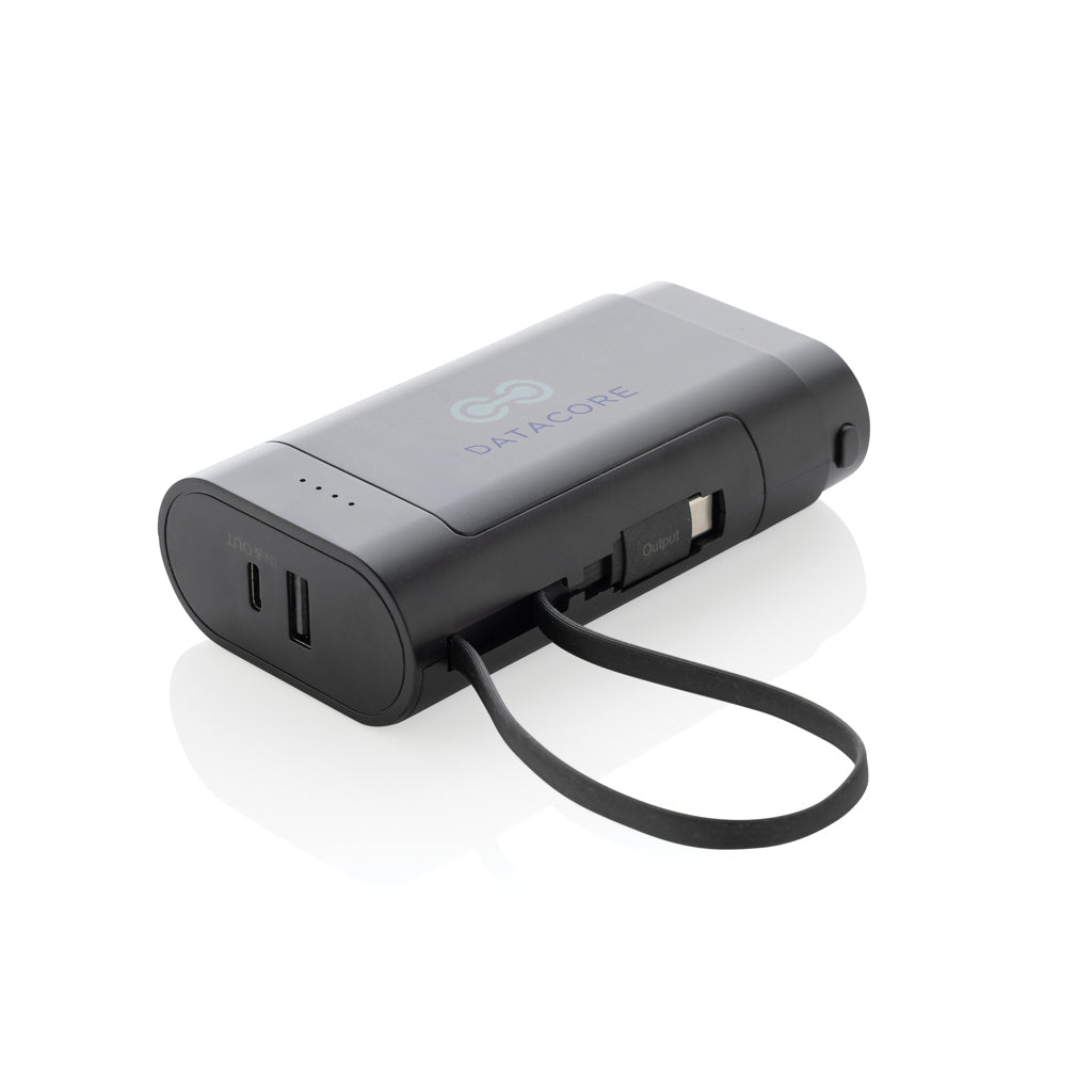 CycleCell 10,000 mah removable battery powerbank - Black