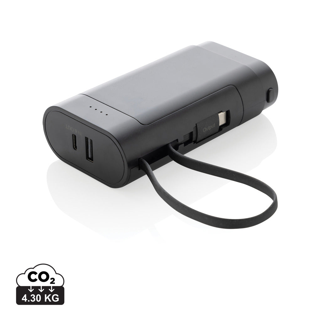CycleCell 10,000 mah removable battery powerbank - Black