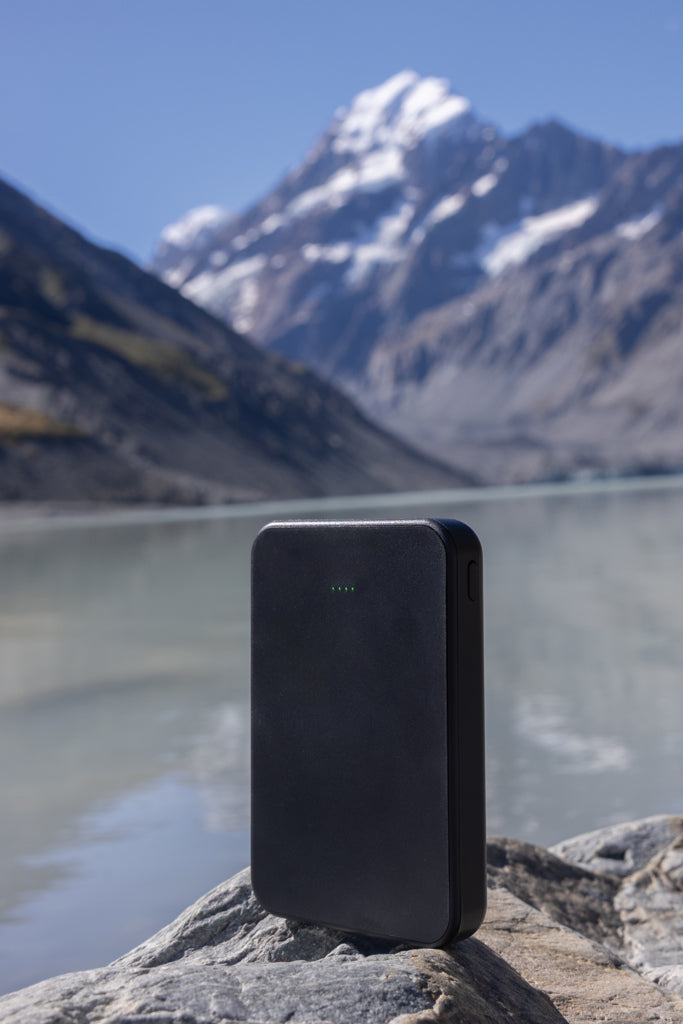 Boostcore RCS recycled plastic powerbank 5.000mAh with USB C - Black