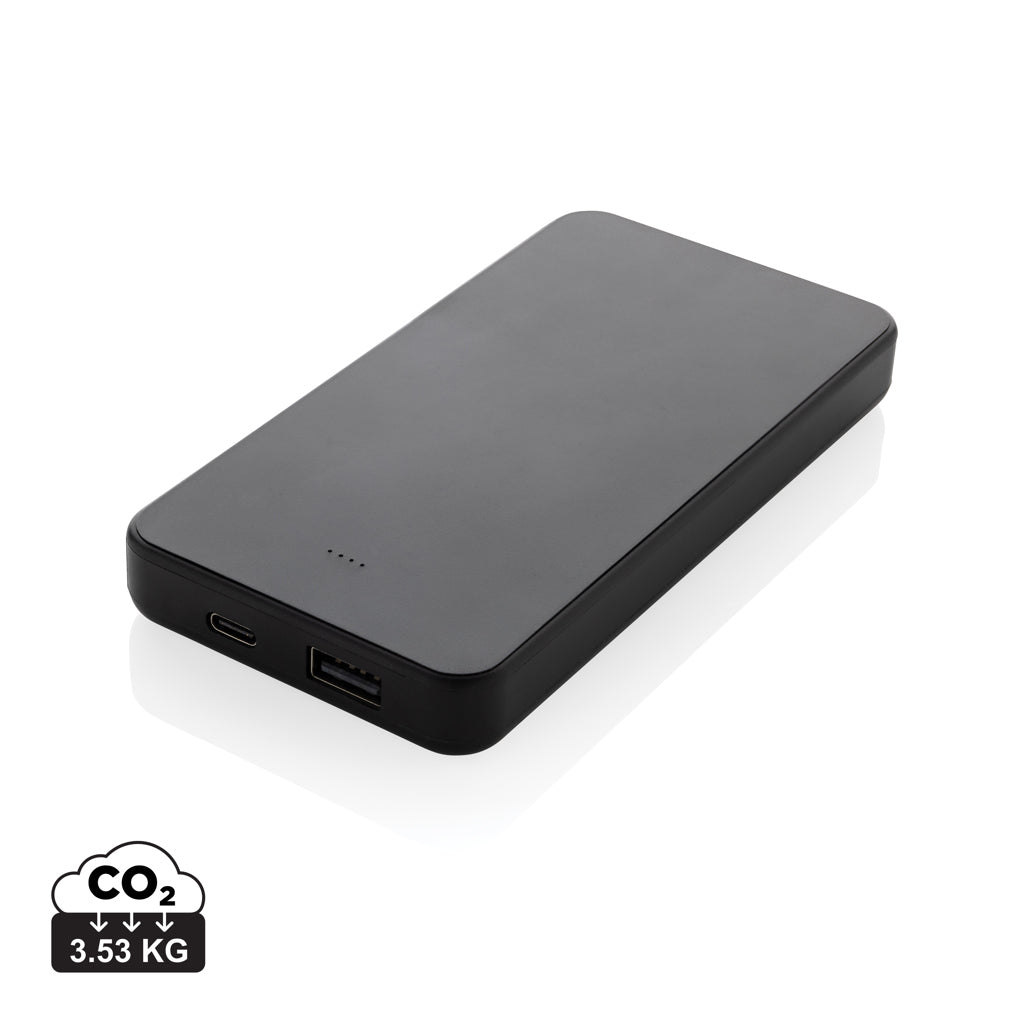 Boostcore RCS recycled plastic powerbank 10.000mAh USB C - Black