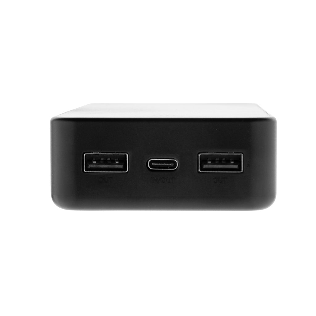 Boostcore RCS recycled plastic powerbank 20.000mAh USB C - Black