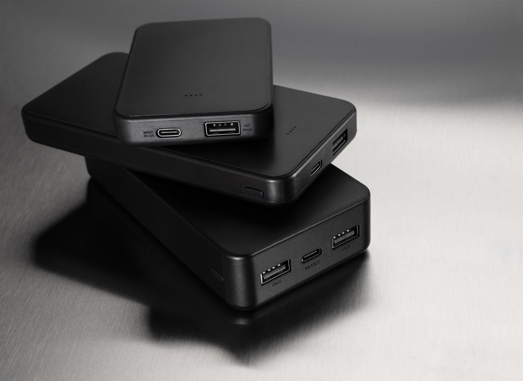 Boostcore RCS recycled plastic powerbank 20.000mAh USB C - Black