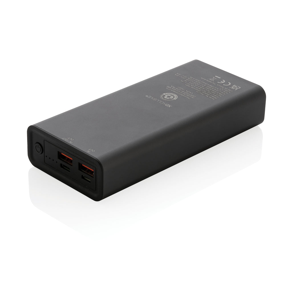 Terra RCS recycled 20W aluminium powerbank 20.000 mAh - Grey