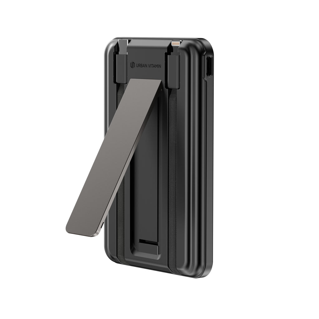 Urban Vitamin Redwood 5in1 5000mah 20W PD magnetic powerbank - Black