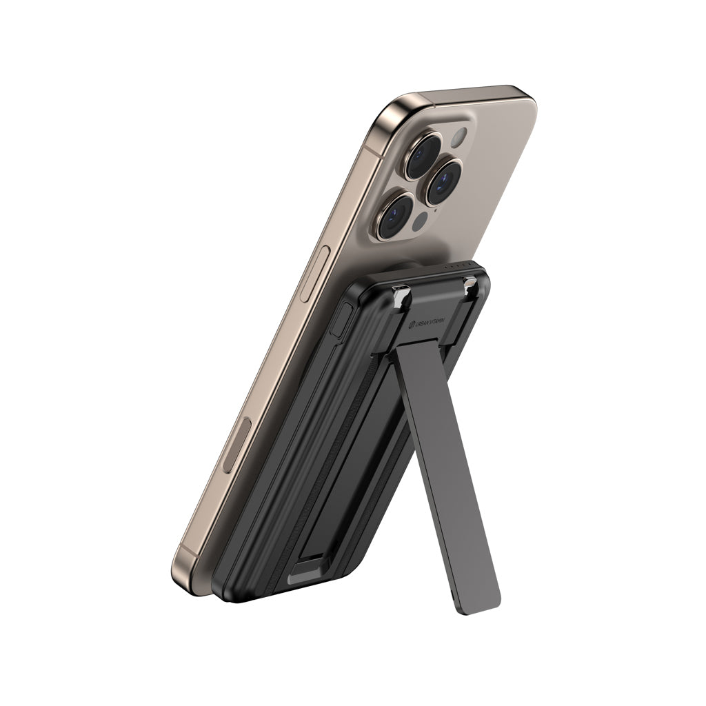 Urban Vitamin Redwood 5in1 5000mah 20W PD magnetic powerbank - Black
