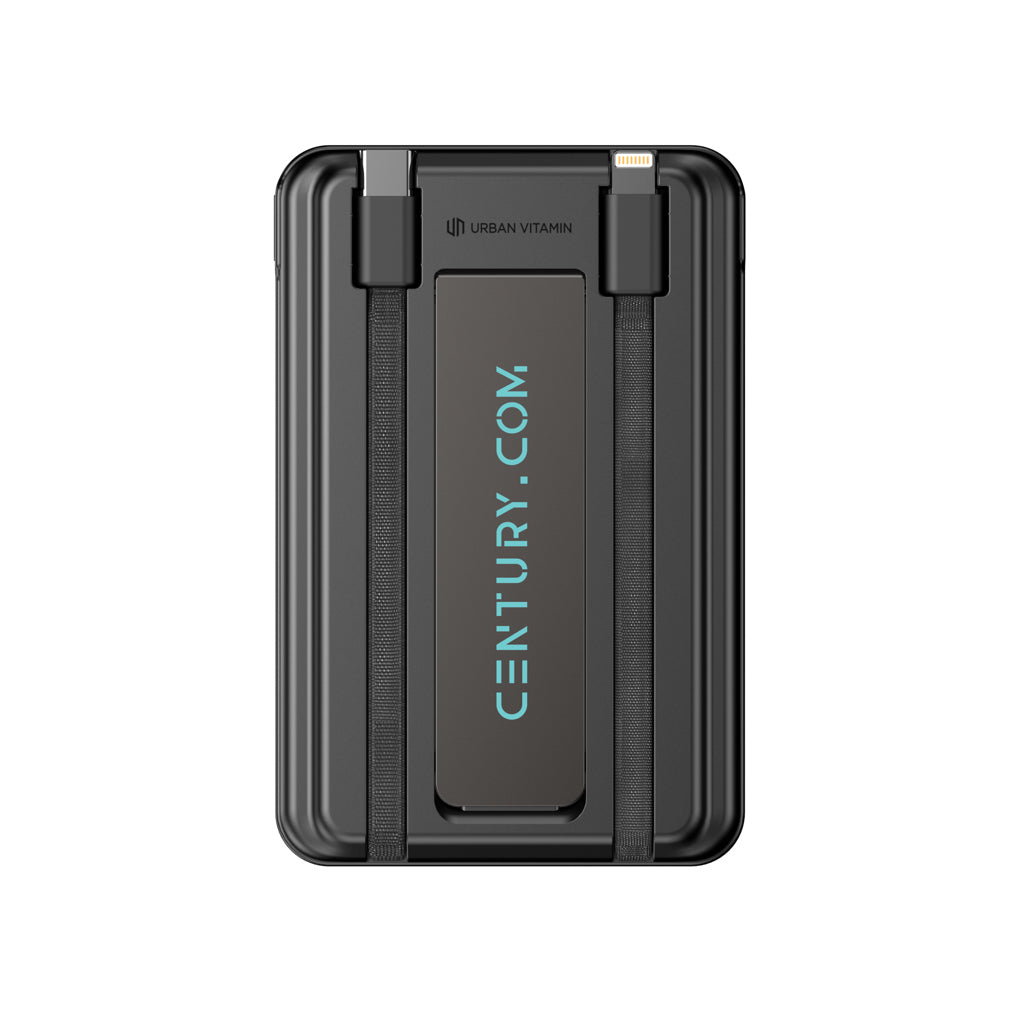 Urban Vitamin Redwood 5in1 5000mah 20W PD magnetic powerbank - Black
