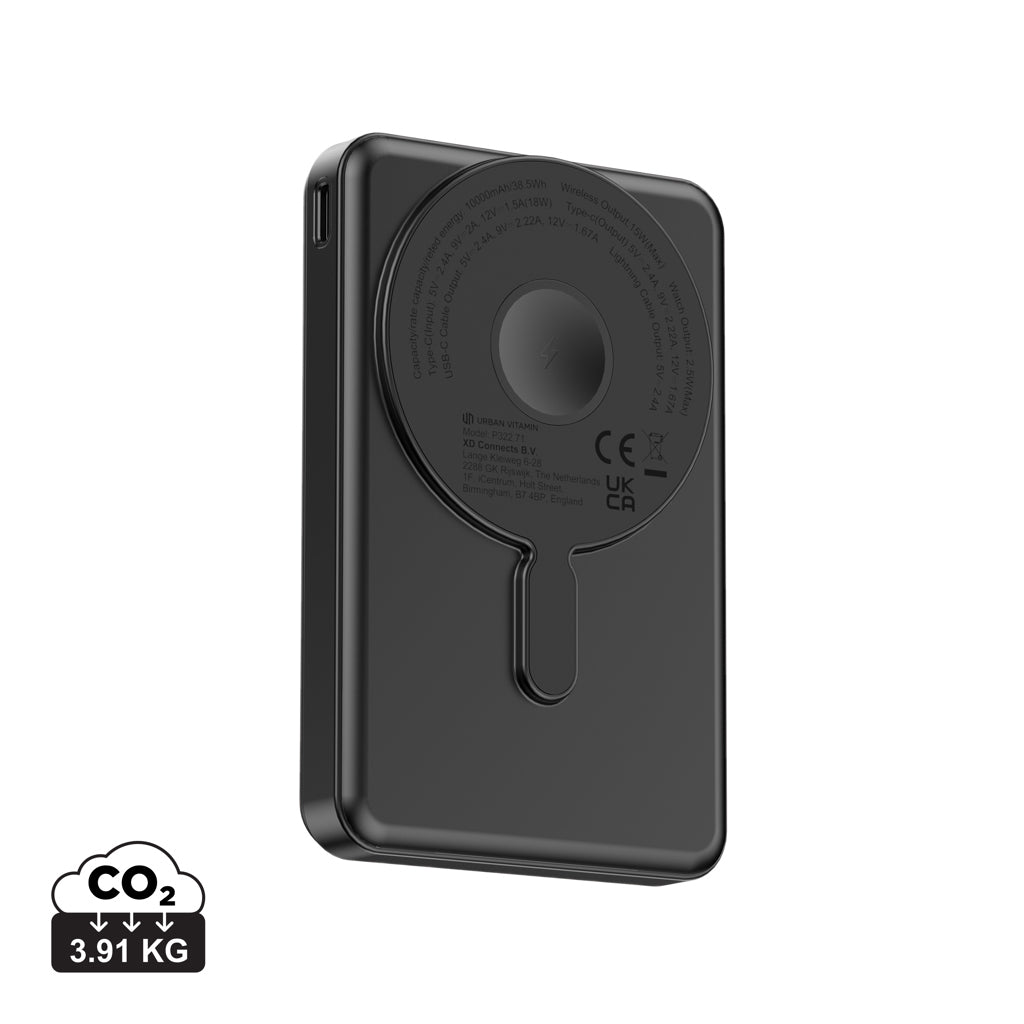 Urban Vitamin Delano 5in1 10,000mah 20WPD magnetic powerbank - Black