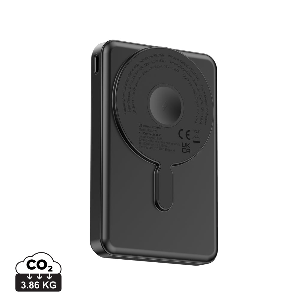 Urban Vitamin Delano 5in1 10,000mah 20WPD magnetic powerbank - Black