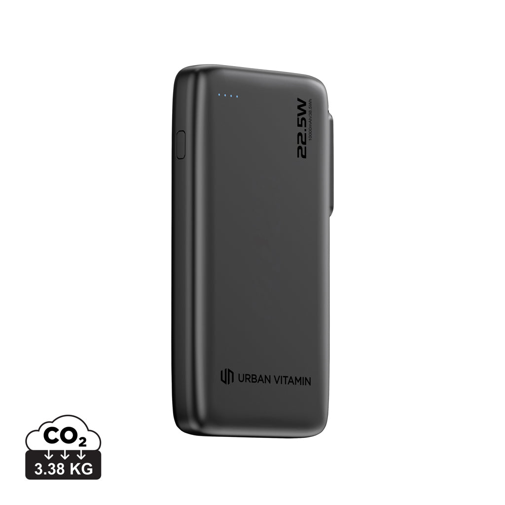 Urban Vitamin Emeryville 20W 10.000mAh Powerbank - Black
