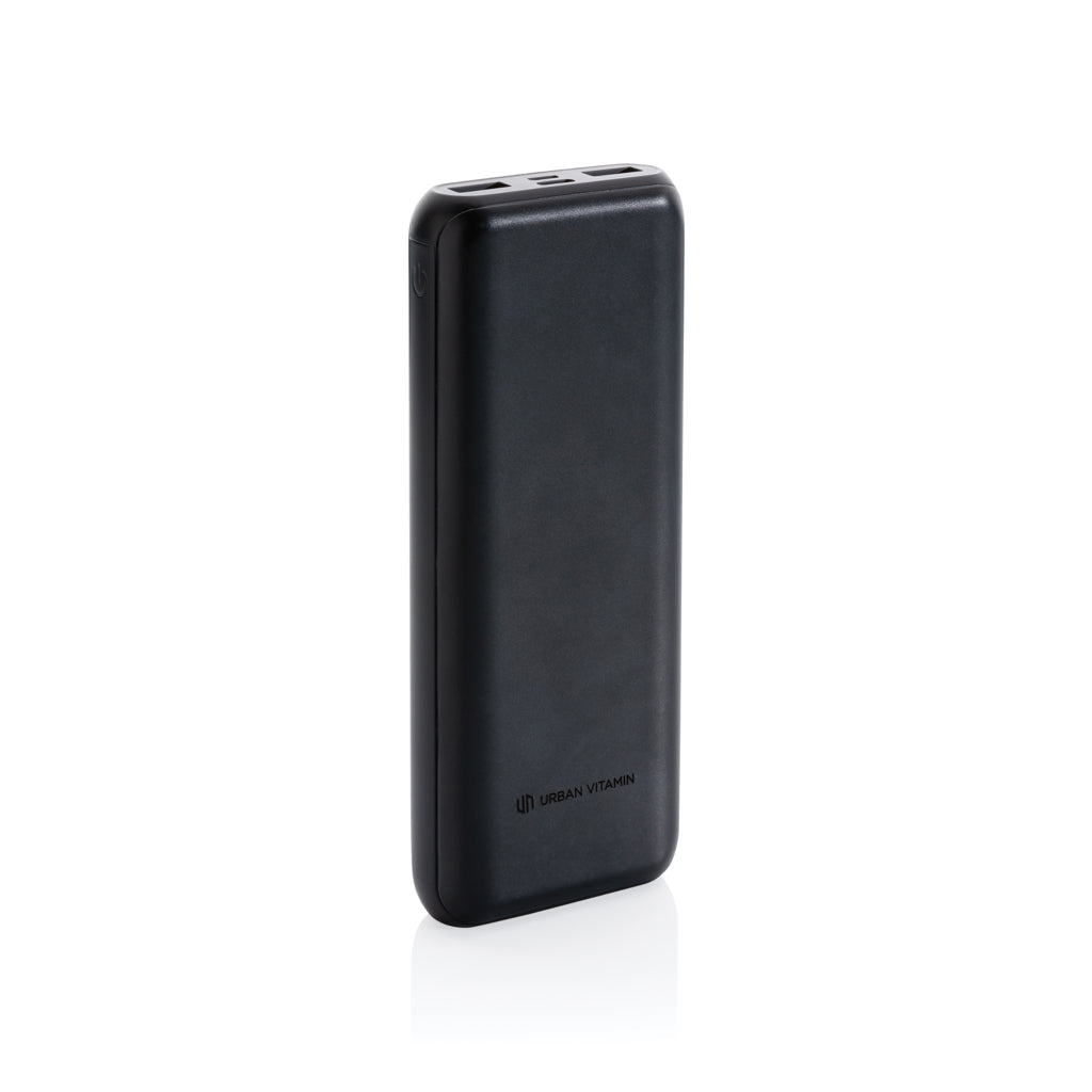 Urban Vitamin Pasadena 20.000 mAh 18W PD powerbank - Black