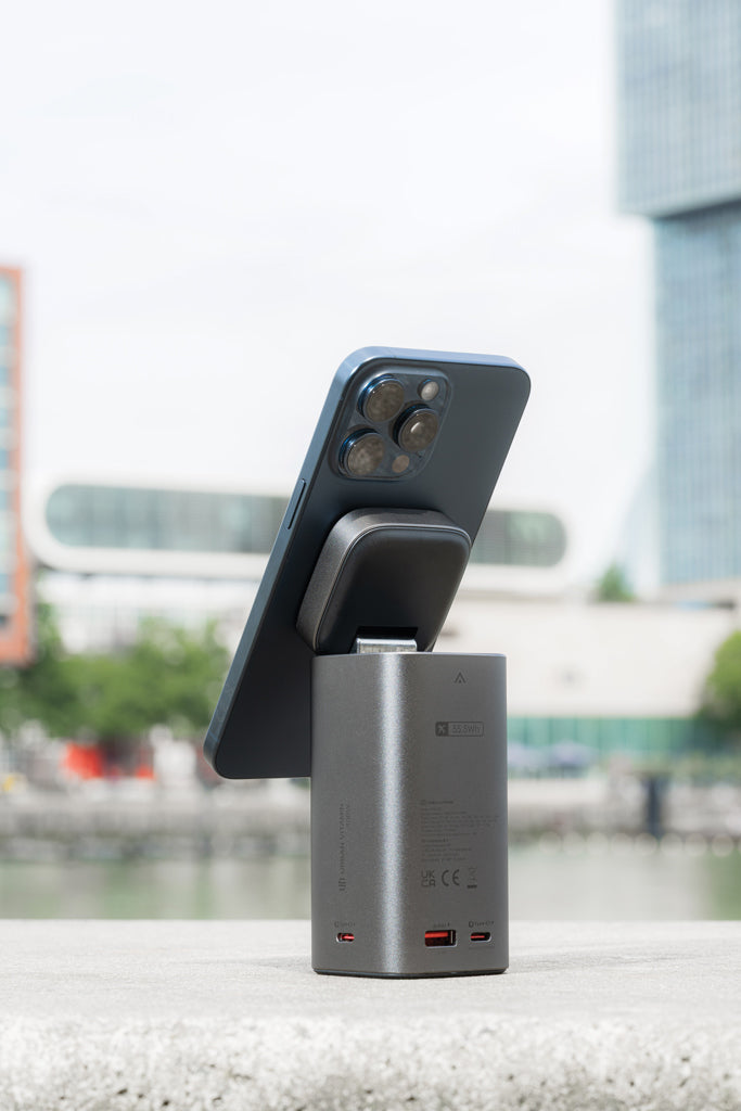 Urban Vitamin Sunnyvale 100W 15.000mAh magnetic powerbank - Grey