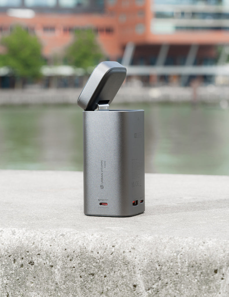 Urban Vitamin Sunnyvale 100W 15.000mAh magnetic powerbank - Grey