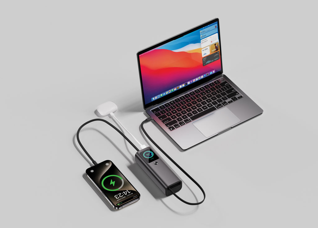 Urban Vitamin Stanford 165W 20.000mAh powerbank - Grey