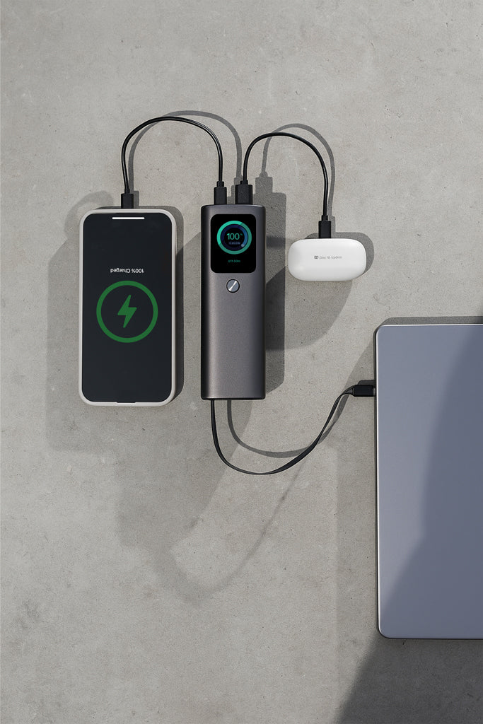 Urban Vitamin Stanford 165W 20.000mAh powerbank - Grey