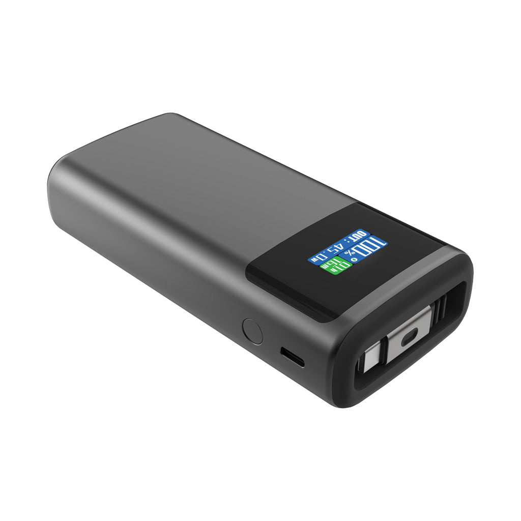 Quantum RCS ultra-fast PD45W 10.000mAh powerbank with screen - Grey