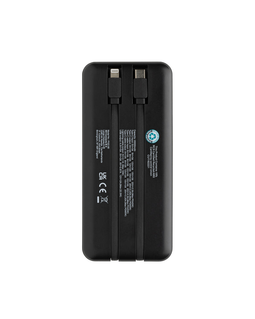 Gridley RCS rplastic 20000 65W laptop powerbank - Black