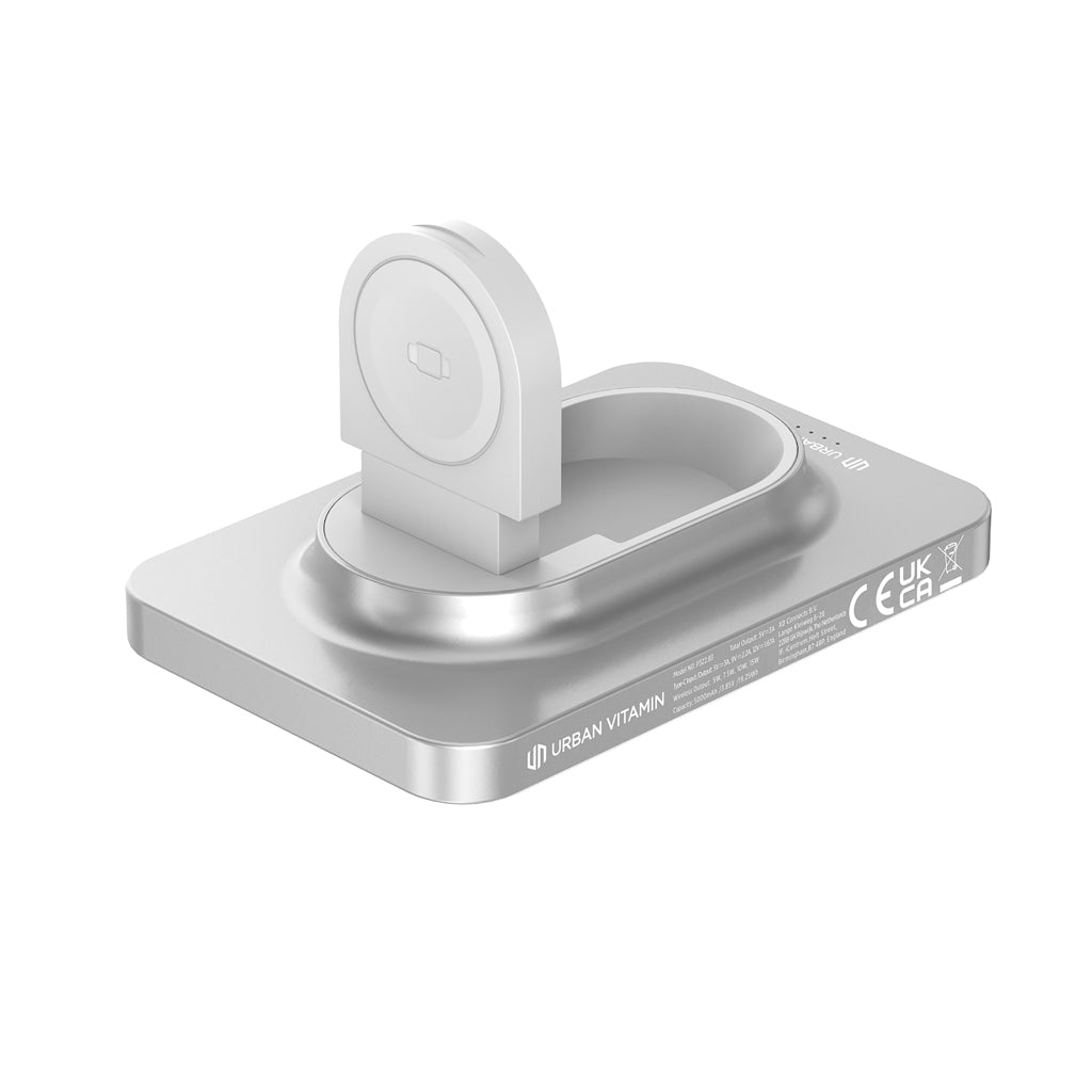 Urban Vitamin Malibu RCS plastic/alu 5000 mah powerbank - Silver