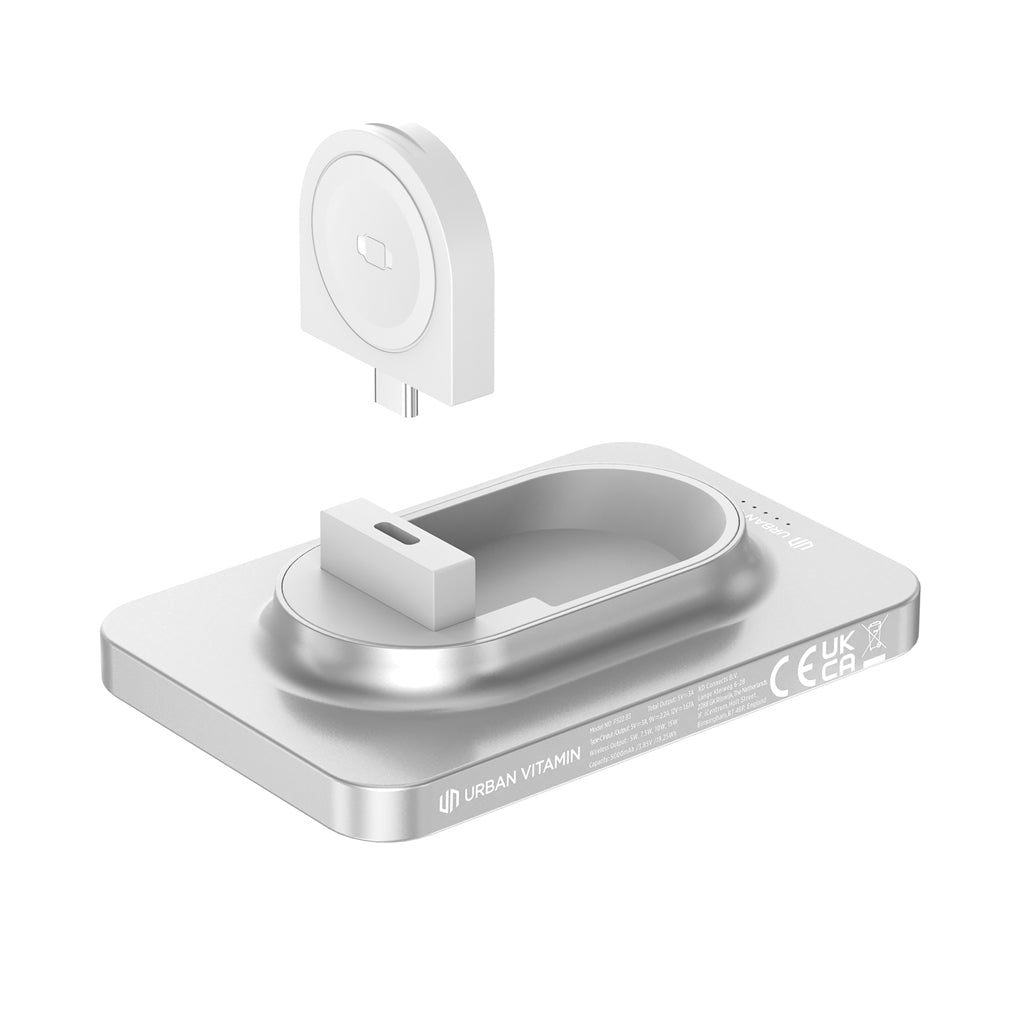 Urban Vitamin Malibu RCS plastic/alu 5000 mah powerbank - Silver