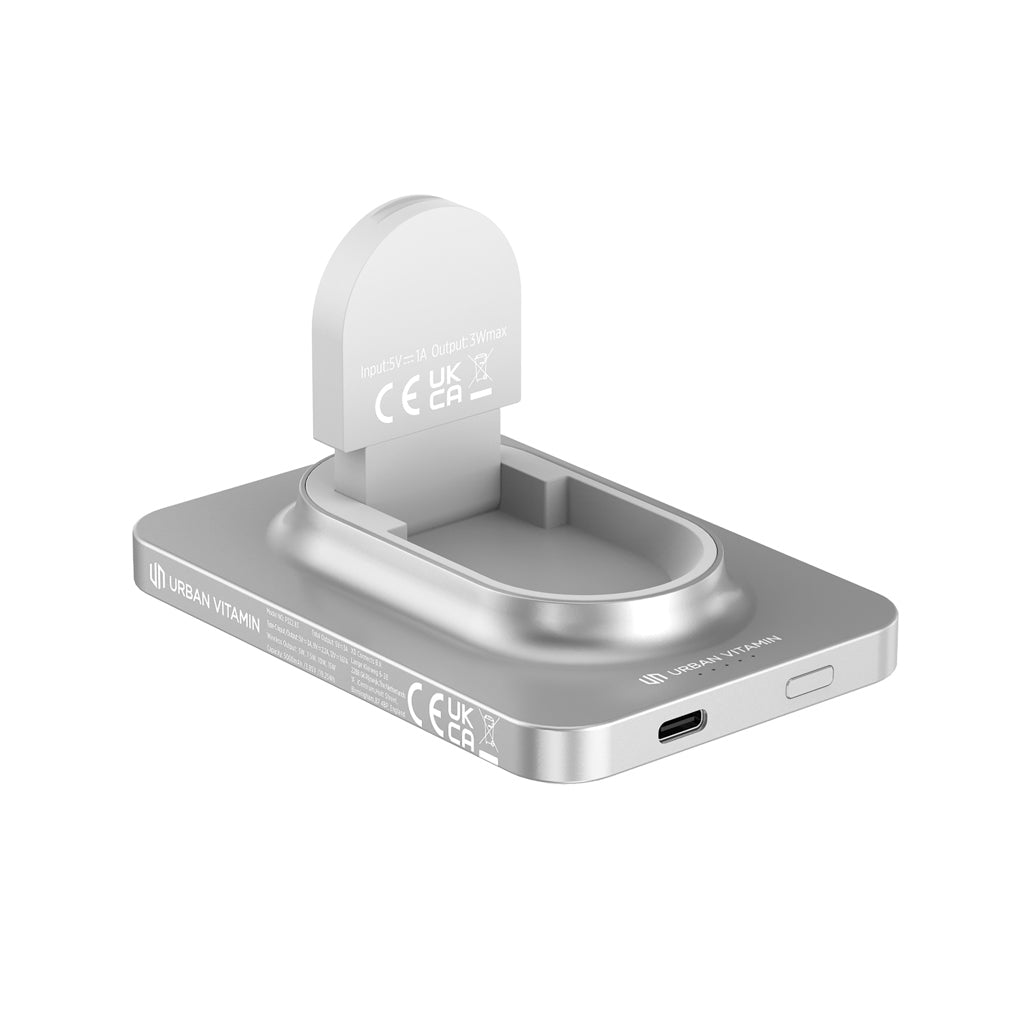 Urban Vitamin Malibu RCS plastic/alu 5000 mah powerbank - Silver
