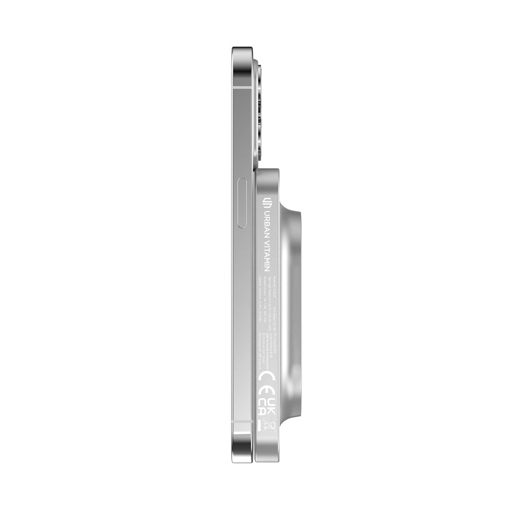 Urban Vitamin Malibu RCS plastic/alu 5000 mah powerbank - Silver