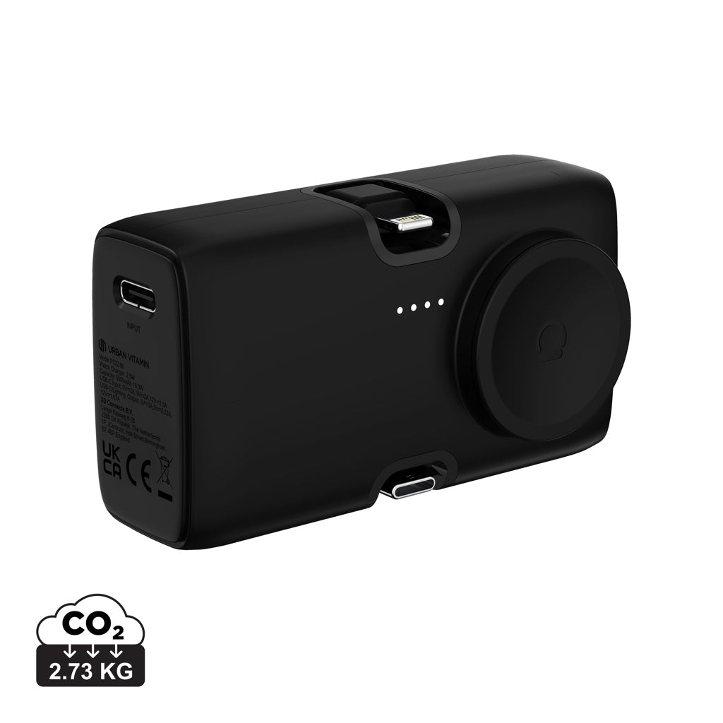 Urban Vitamin San Diego RCS rplastic 20W PD powerbank - Black