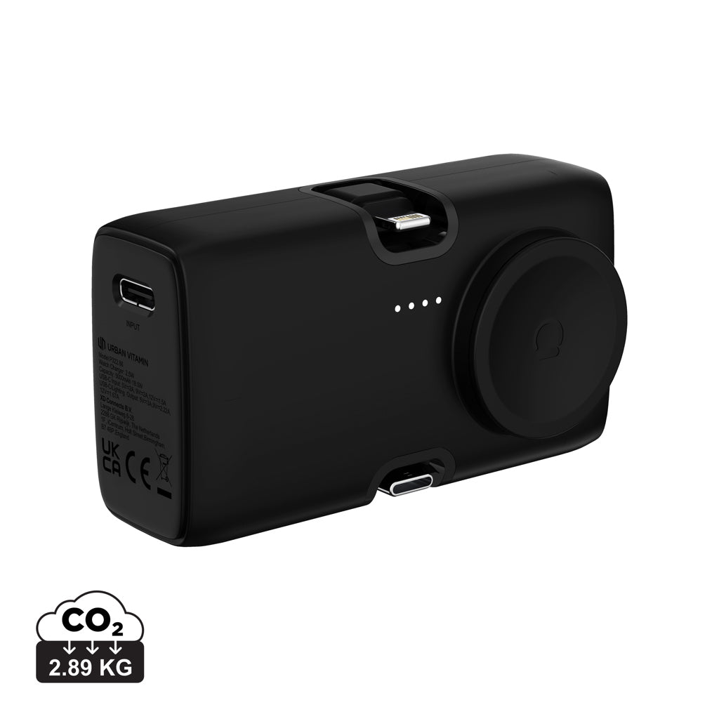 Urban Vitamin San Diego RCS rplastic 20W PD powerbank - Black