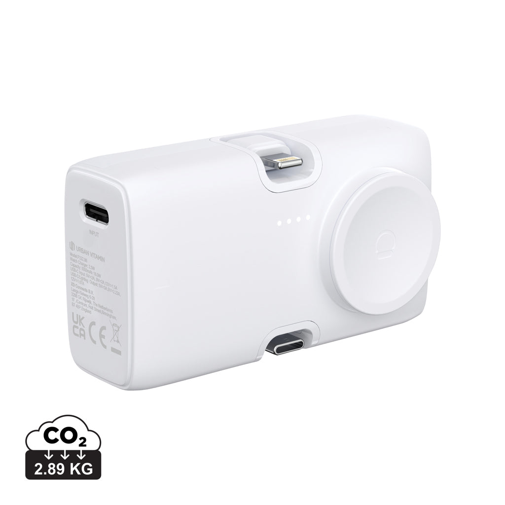 Urban Vitamin San Diego RCS rplastic 20W PD powerbank - White