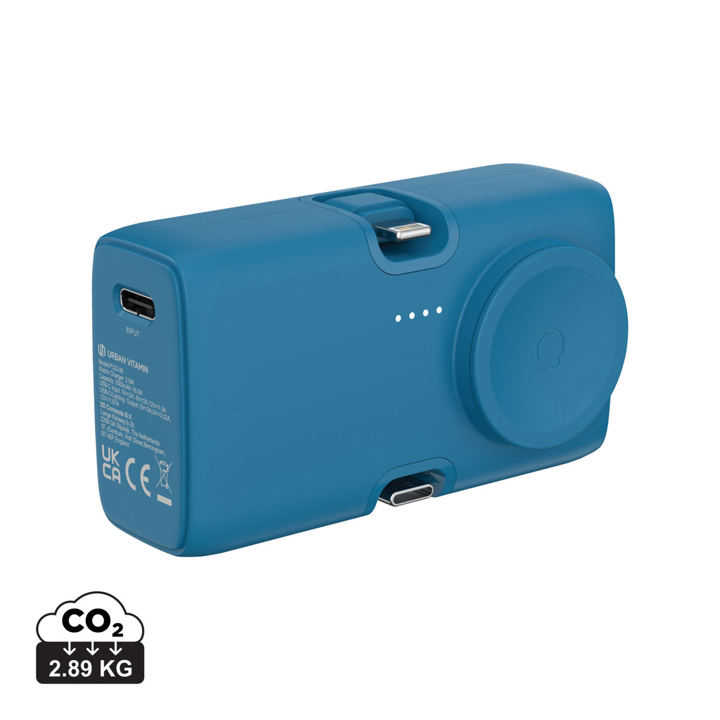 Urban Vitamin San Diego RCS rplastic 20W PD powerbank - Blue