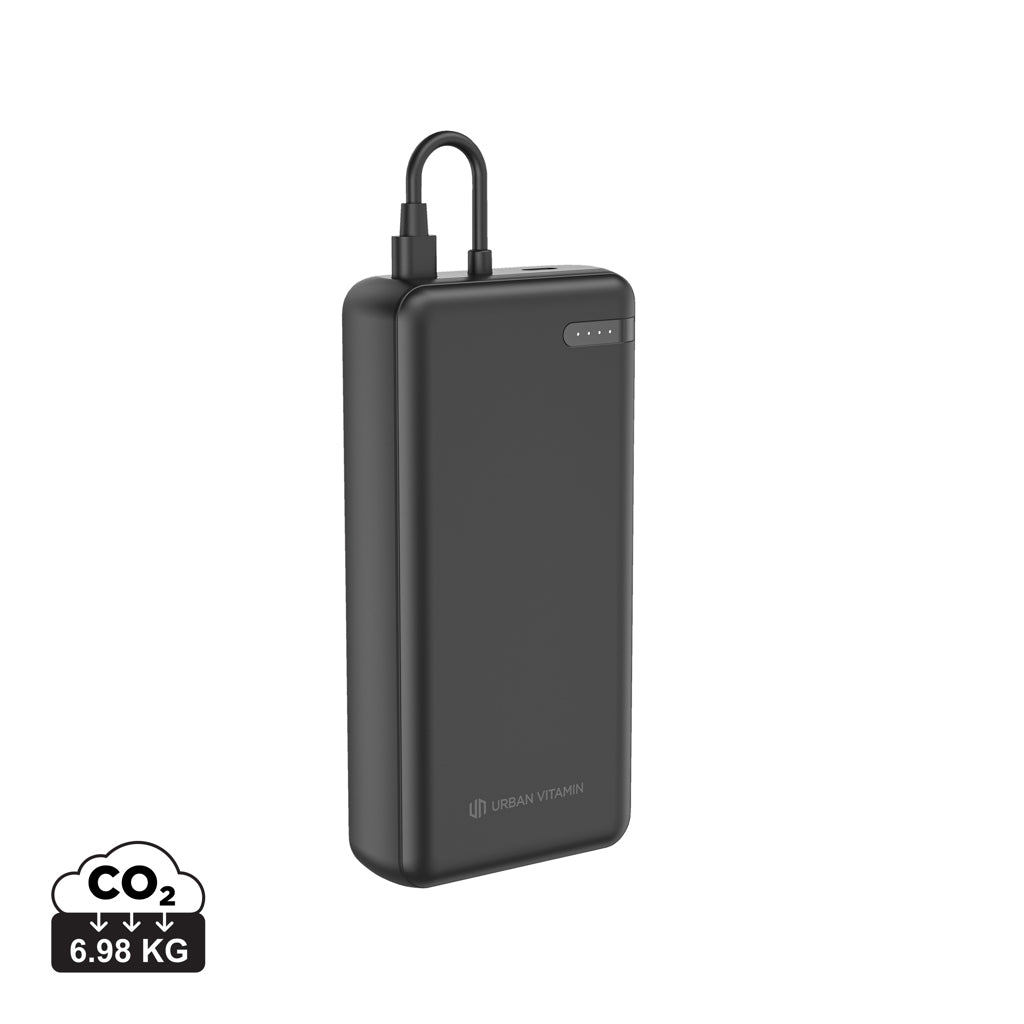 Urban Vitamin Menlo Park RCS rplastic 20,000 20WPD powerbank - Black