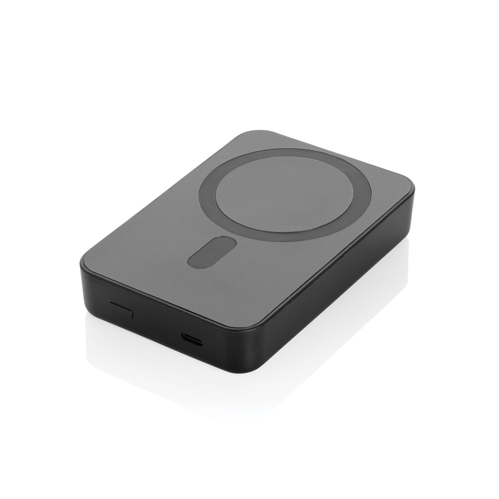 Amporia RCS recycled plastic 10.000mAh magnetic powerbank - Black