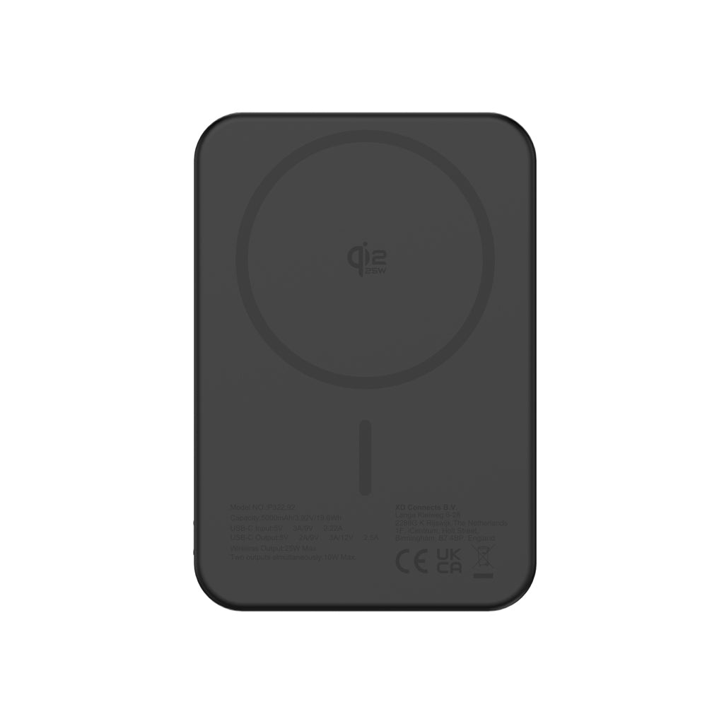 Urban Vitamin Pomona 5000mAh Qi2.2 25W magnetic powerbank - Black