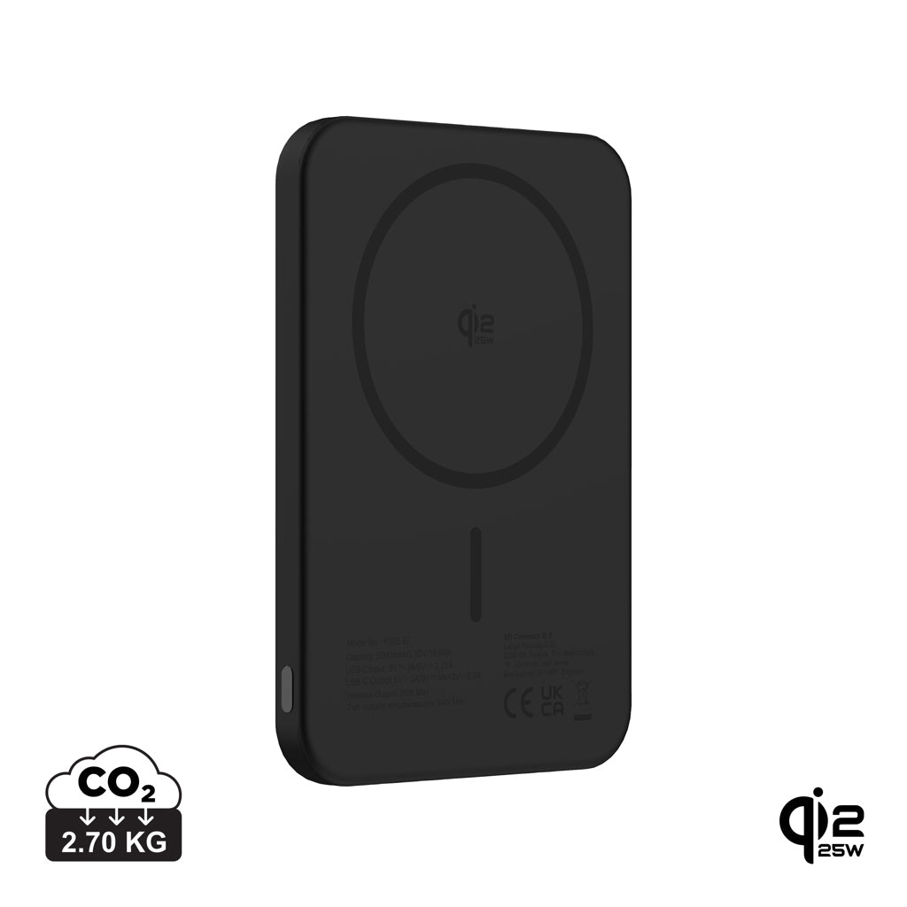 Urban Vitamin Pomona 5000mAh Qi2.2 25W magnetic powerbank - Black