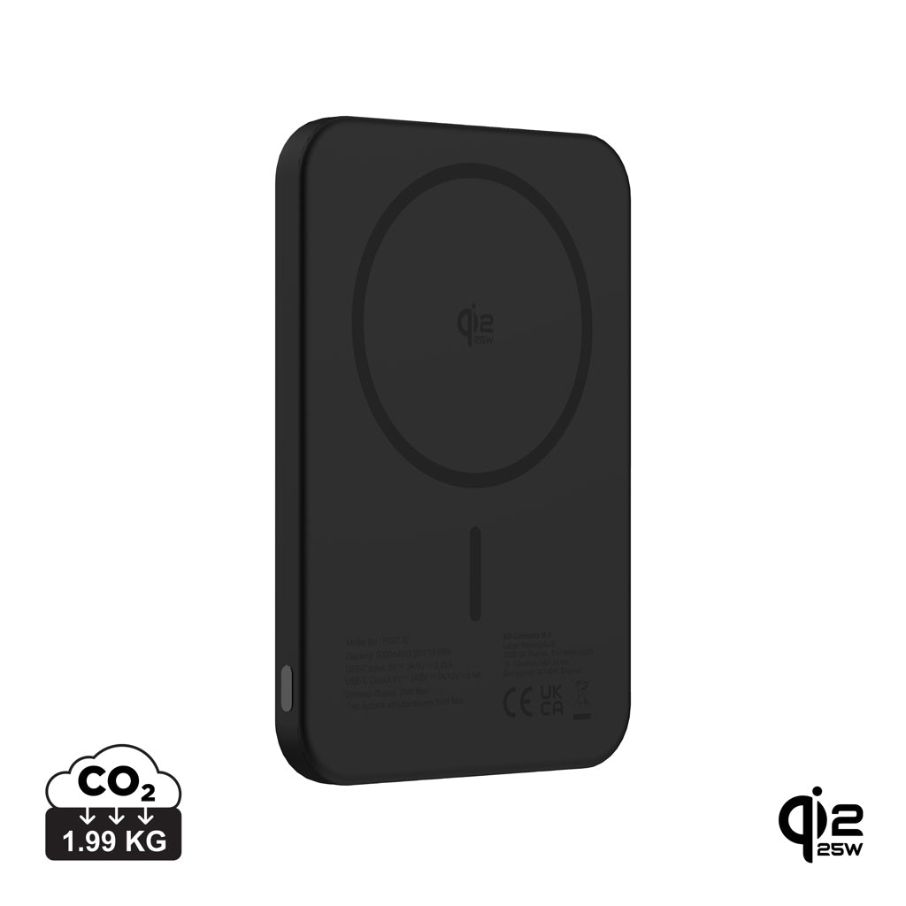 Urban Vitamin Pomona 5000mAh Qi2.2 25W magnetic powerbank - Black