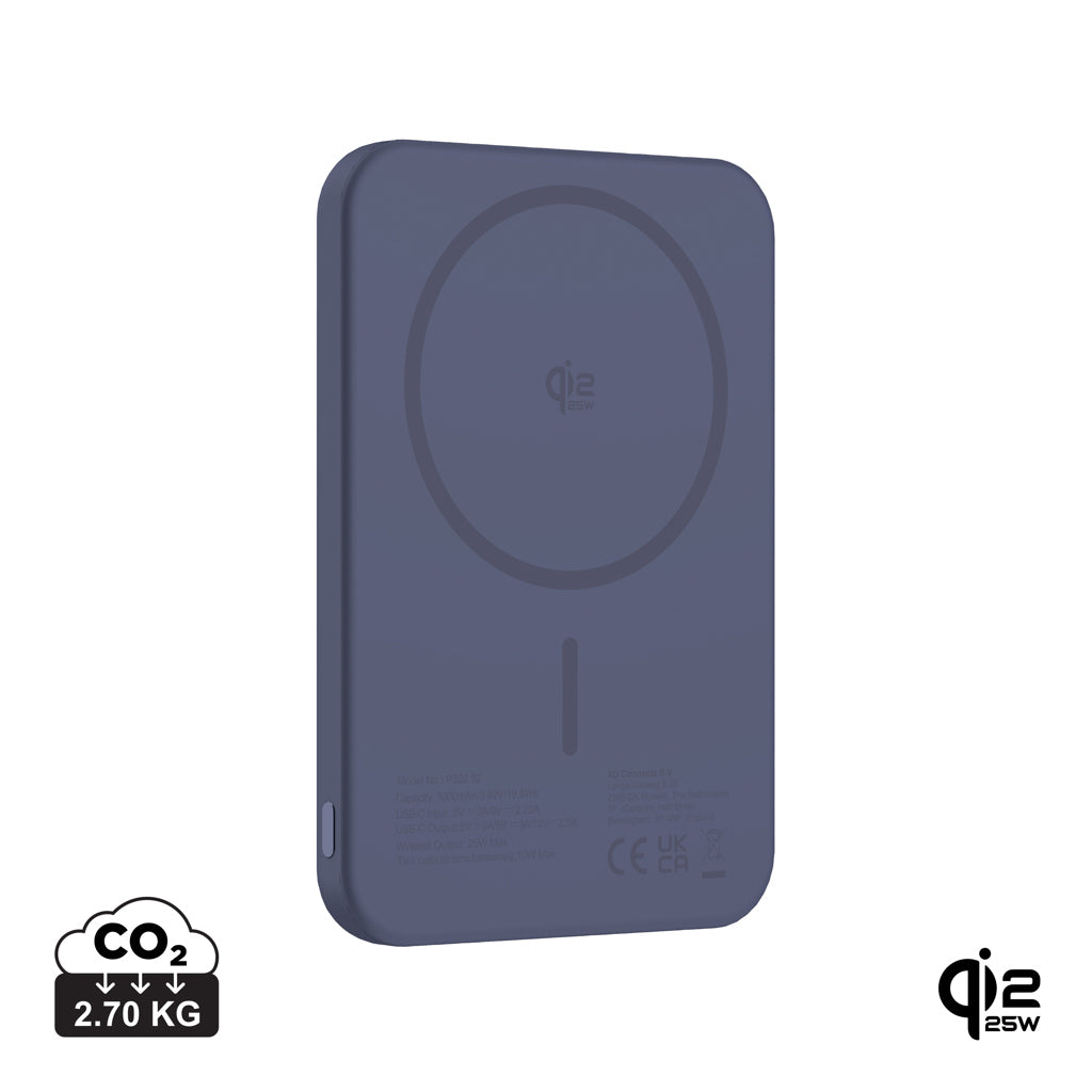 Urban Vitamin Pomona 5000mAh Qi2.2 25W magnetic powerbank - Blue
