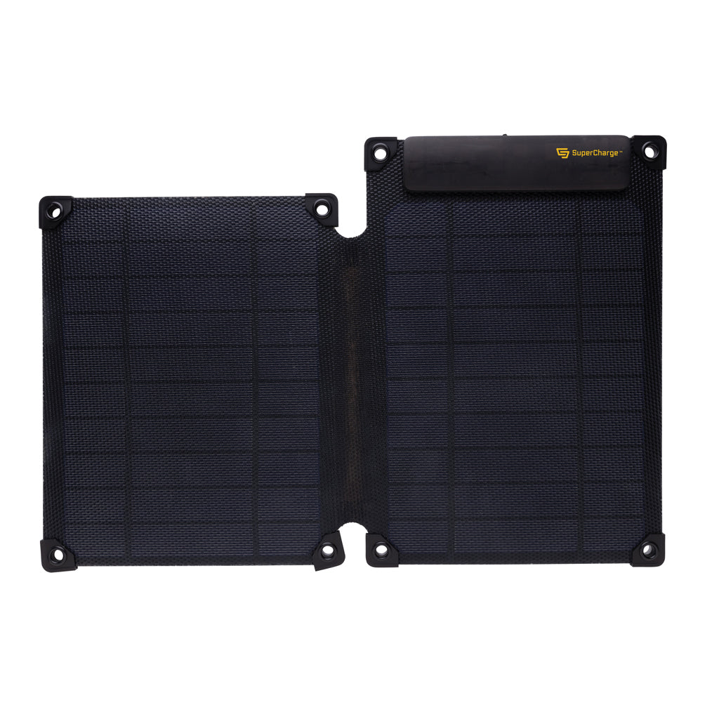 Solarpulse rplastic portable Solar panel 10W - Black