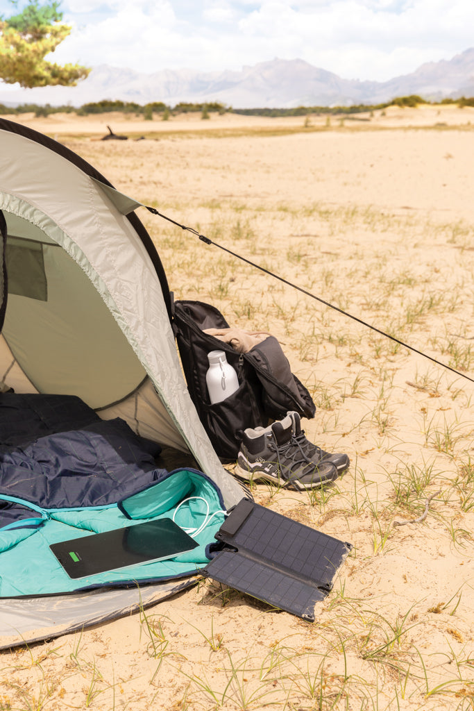 Solarpulse rplastic portable Solar panel 10W - Black
