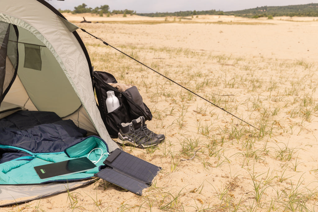 Solarpulse rplastic portable Solar panel 10W - Black