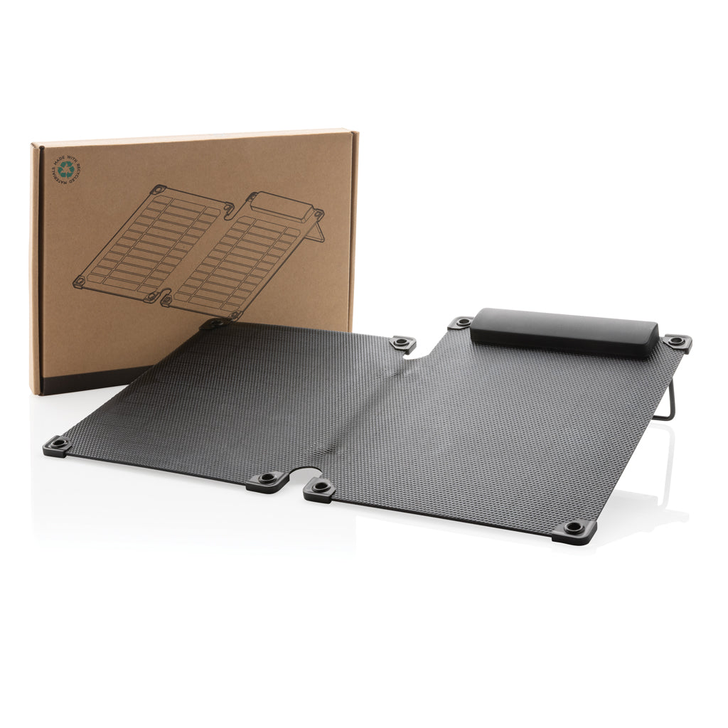Solarpulse rplastic portable Solar panel 10W - Black