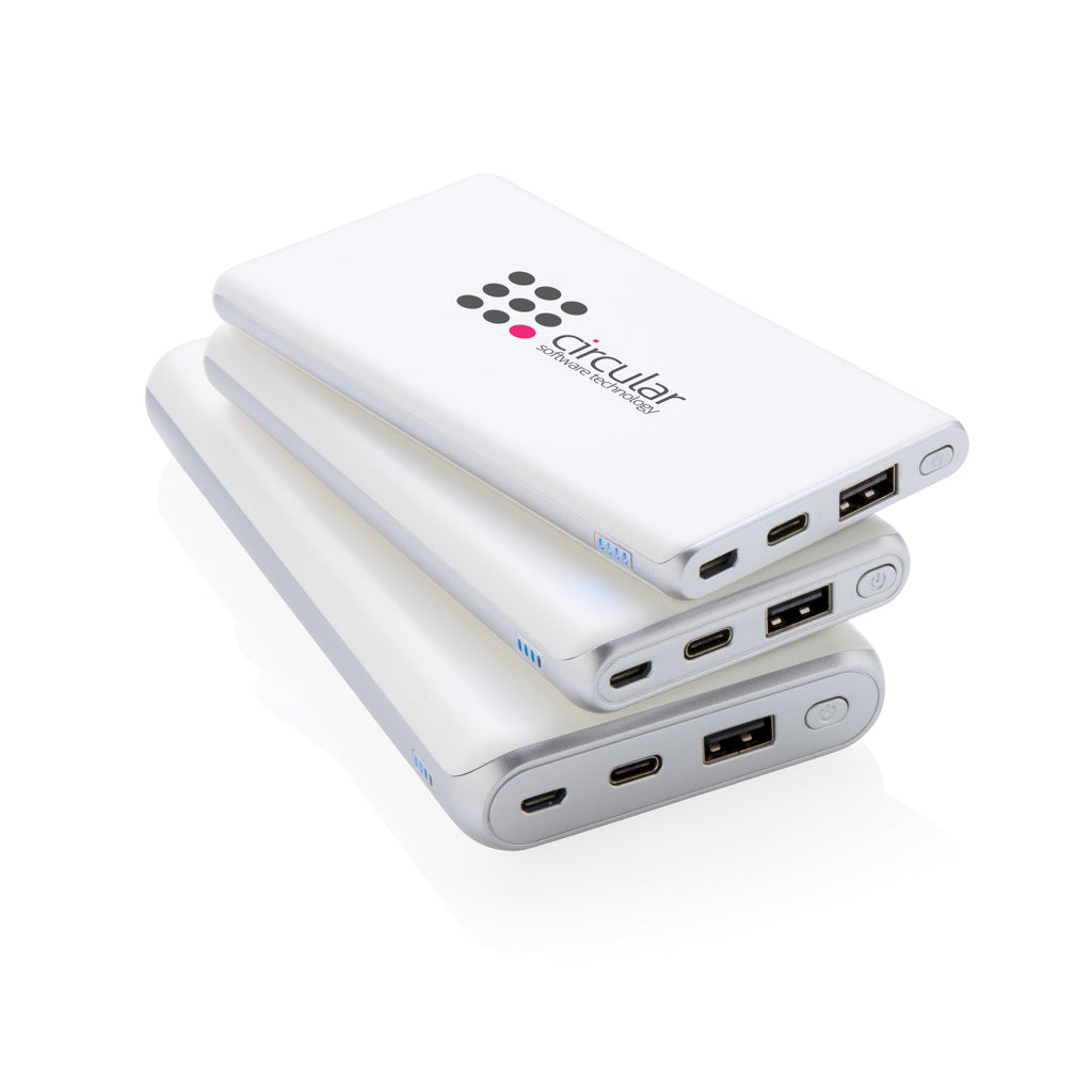 Ultra fast 10.000 mAh powerbank with PD - White