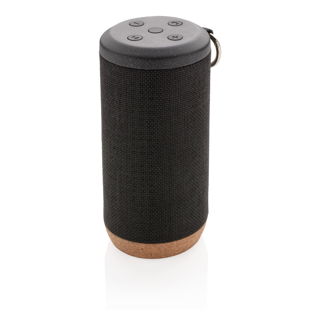 Baia 10W wireless speaker, cork - Black