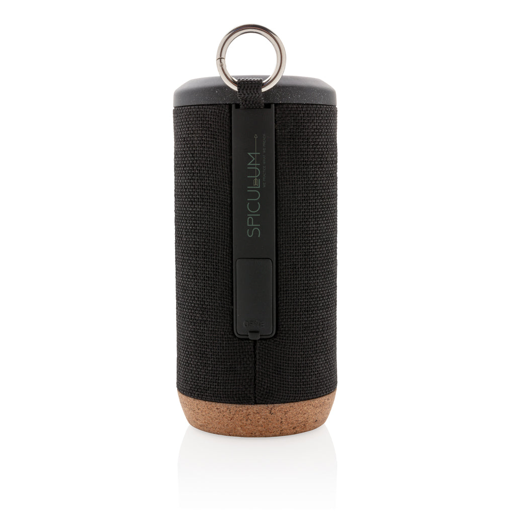 Baia 10W wireless speaker, cork - Black