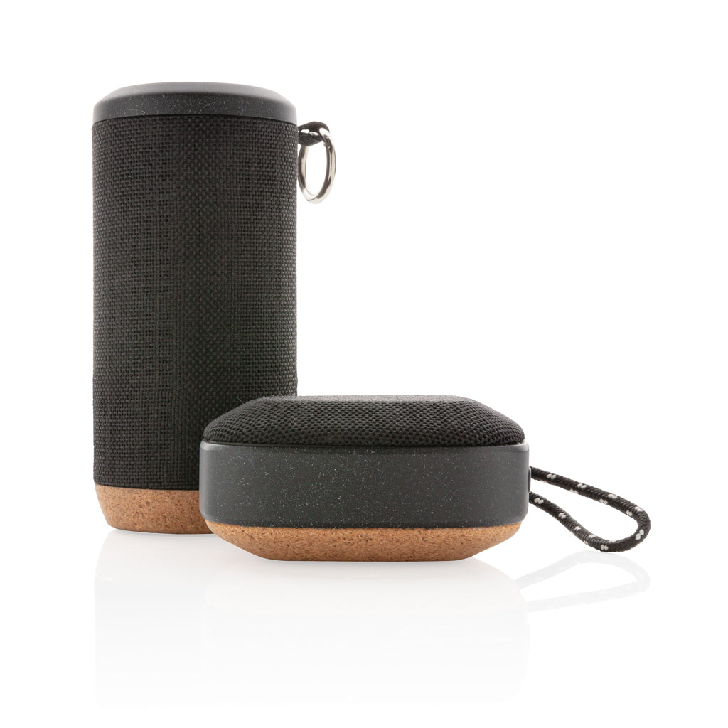Baia 10W wireless speaker, cork - Black