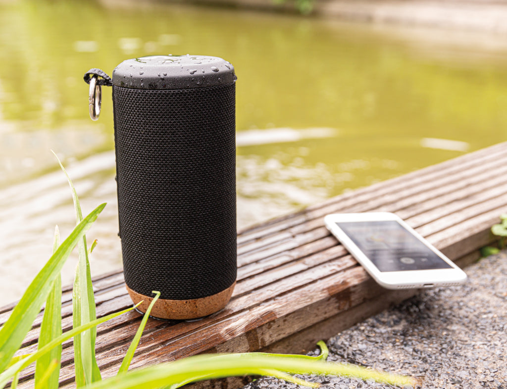 Baia 10W wireless speaker, cork - Black