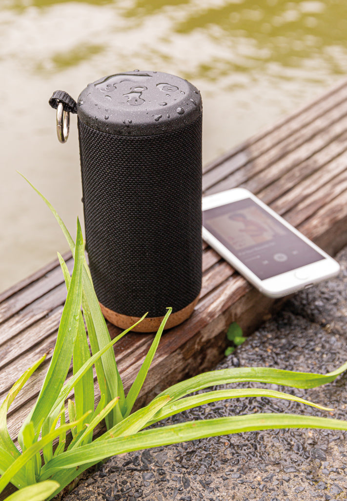 Baia 10W wireless speaker, cork - Black