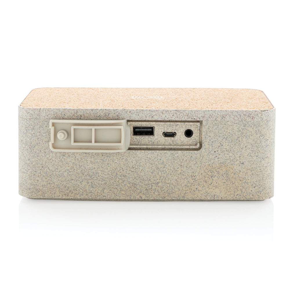 Wheatstraw wireless charging speaker - Khaki