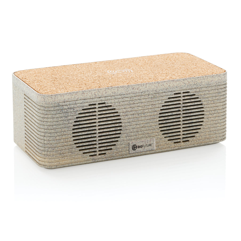 Wheatstraw wireless charging speaker - Khaki