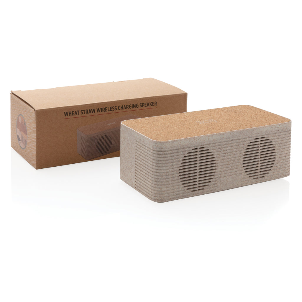 Wheatstraw wireless charging speaker - Khaki